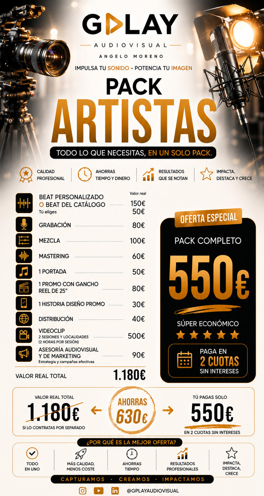 Packs para Artistas